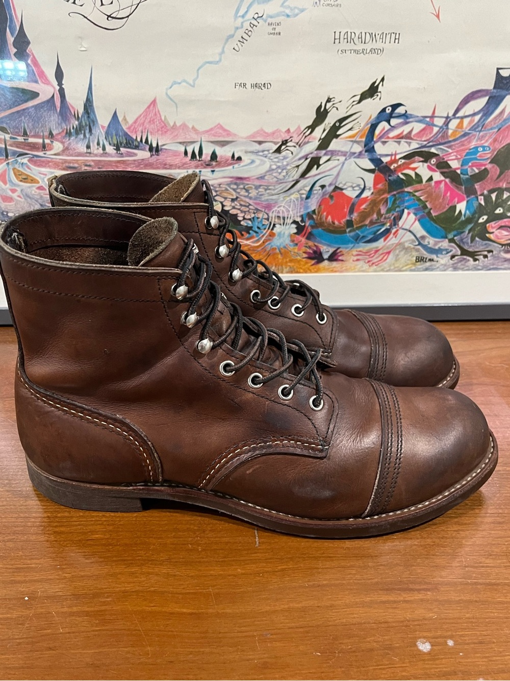 Red Wing Heritage Iron Ranger 8111 – Amber Harness – Size 12D – Excellent Cond. - Picture 8 of 12